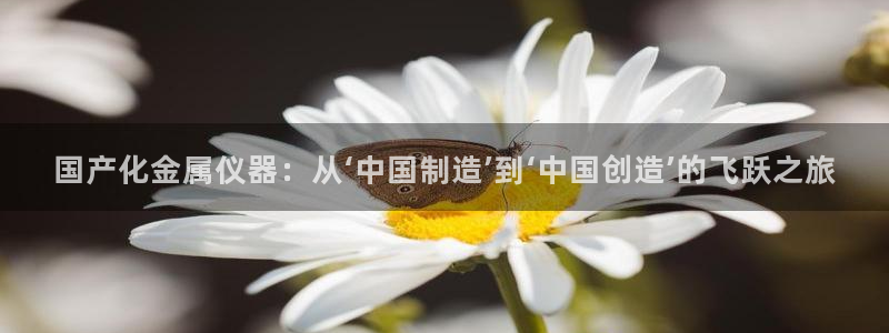 门徒娱乐注册问一问：国产化金属仪器：从‘中国制造’到‘中国创