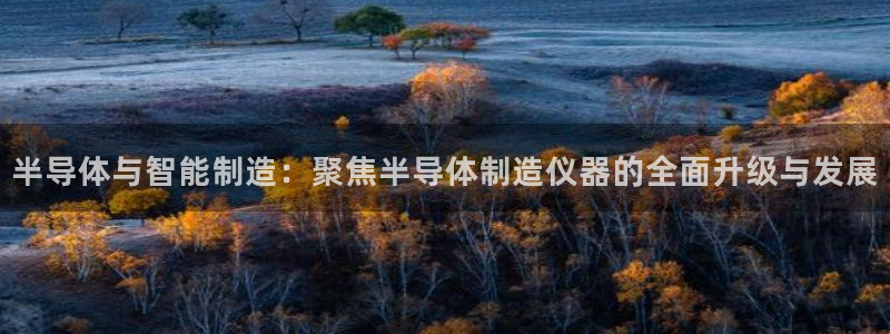 门徒娱乐场究7276O：半导体与智能制造：聚焦半导体制造仪器