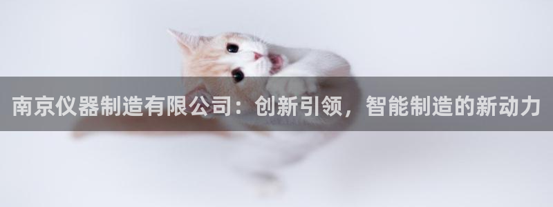 门徒娱乐的产品介绍：南京仪器制造有限公司：创新引领，智能制造