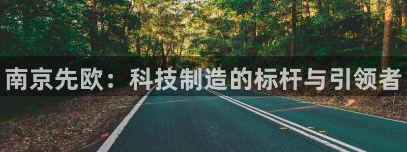 门徒娱乐官网首页：南京先欧：科技制造的标杆与引领者
